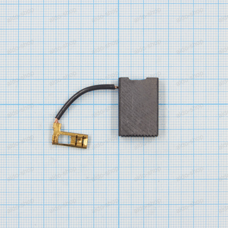 Щетка электроугольная (графитовая) 6.3*16*23мм, изолированый провод, клемма ножевая угловая мама 4.2