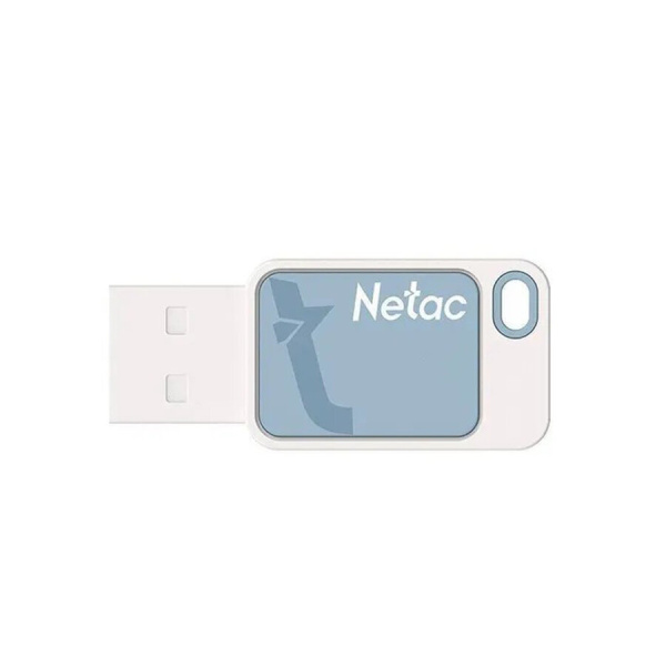 Флеш-накопитель USB2.0 8Gb Netac UA31 (NT03UA31N-008G-20BL) голубая