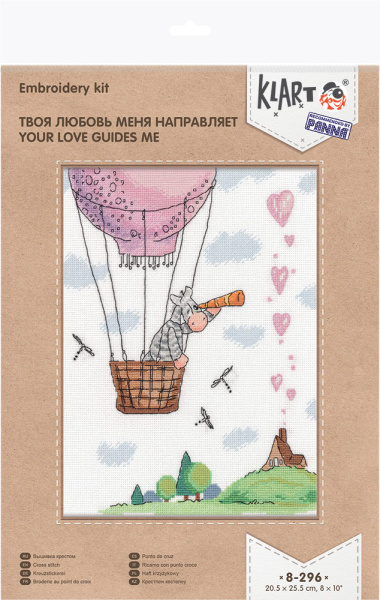 Набор для вышивания "Klart" 8-296 "Твоя любовь меня направляет" 20.5 х 25.5 см