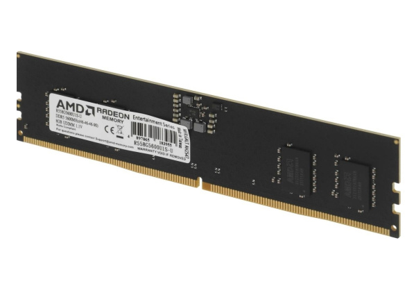 Модуль памяти DIMM DDR5 8Гб 5600МГц AMD Radeon R5 [R558G5600U1S-U] CL46