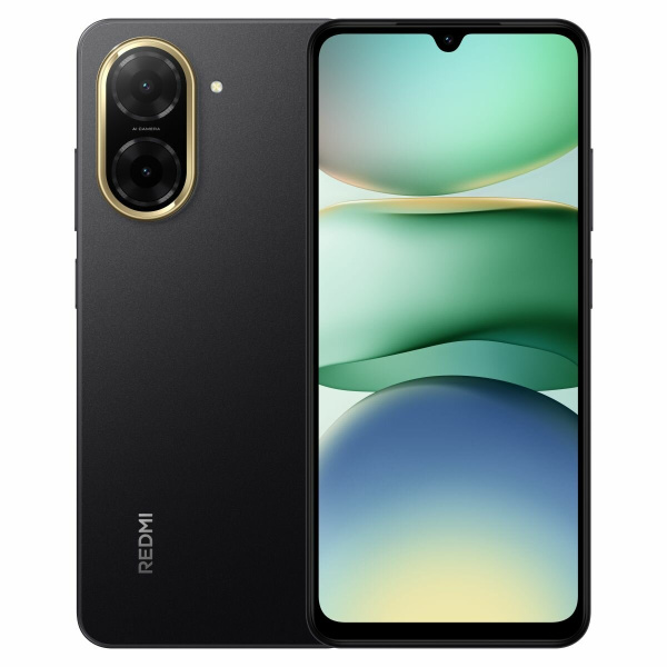 Смартфон Xiaomi REDMI A5 3Гб 64Гб Midnight Black 6.88", IPS , 1610*720, Unisoc T7250, 32МП, 8Мп, 4G, 5200мАч, And 14