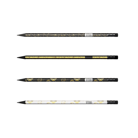 Карандаш ч/гр. ERICH KRAUSE "Magic Sky" с ластиком, трехгранный HB (55259)