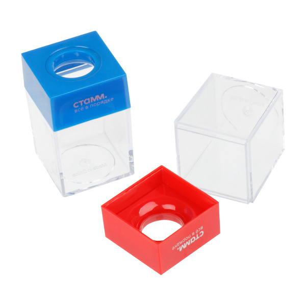 Скрепочница СТАММ, магнитная, ассорти (ПС-31121)