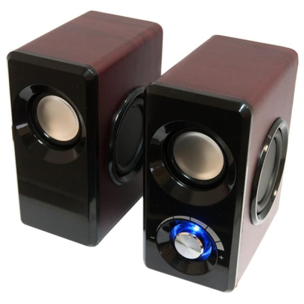 Актив.колонки 2.0 Dialog Stride AST-25UP 6Вт, питание от USB, MDF, Cherry