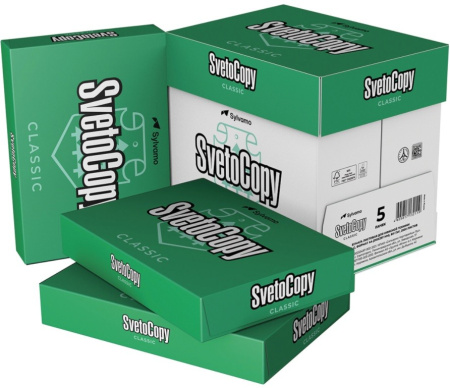 Бумага А4 Svetocopy (уп./500л,Sylvamo,80/500/146%CIE) Бумага А4 Svetocopy (уп./500л,Sylvamo,80/500/146%CIE)