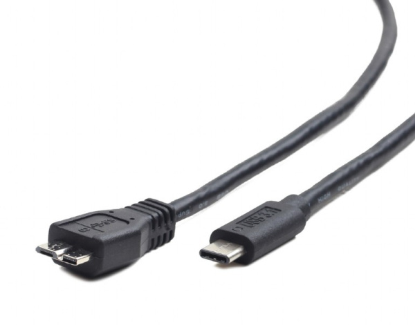 Кабель USB3.0 MicroUSB(m)-Type-C (m)  1.0м Cablexpert (CCP-USB3-mBMCM-1M), черный