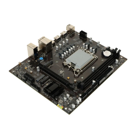 Мат.плата S1700 H610 BaseTech H610M-K (mATX,2DDR4,2M.2,PCI-E16,PCI-E,3SATA3,2HDMI,DP,PC3200,M.2 для WiFi)(BT-H610M-K)