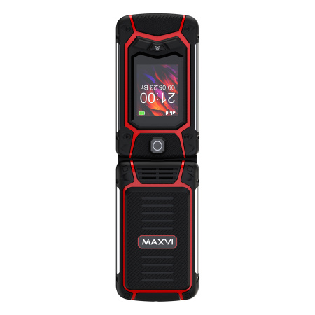 Сотовый Maxvi E10ds Red 2sim/2.8"/240*320/microSD/1.3МП/Bt/2000мАч/раскладушка