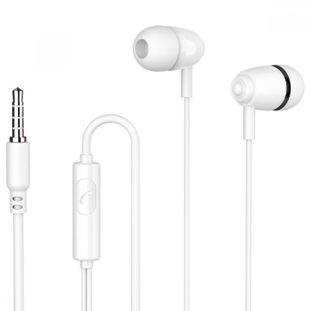 Гарнитура Perfeo ALTO-M  вставные, 16Ом, 100дБ, кабель 1.2м, Белый (PF_C3191)