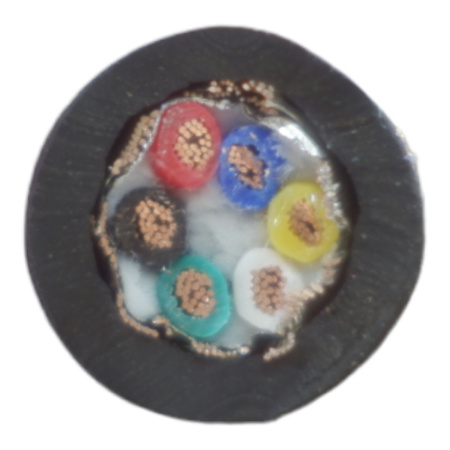 Кабель экранированный TRVVP  6х0.3мм2, метражом, гибкий для ЧПУ