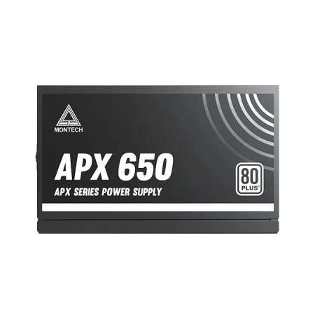 Блок питания 650Вт Montech APX 650W (ATX 2.43,APFC,120мм,2PCI-E,6SATA,80+Standard)[XWYA11-650W]
