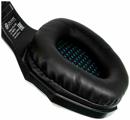 Игровая гарнитура Оклик HS-L370G ECLIPSE полноразмерные, кабель 1.9м, Black