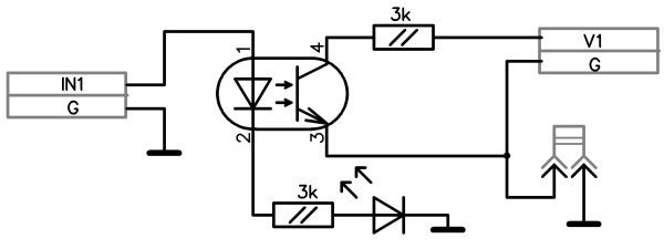 Модуль гальванической развязки, 2 канала, PC817