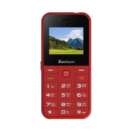 Сотовый Xenium X718 Red 2sim/1.77"/160*128/microSD/0.3Мп/Bt/1000мАч/моноблок