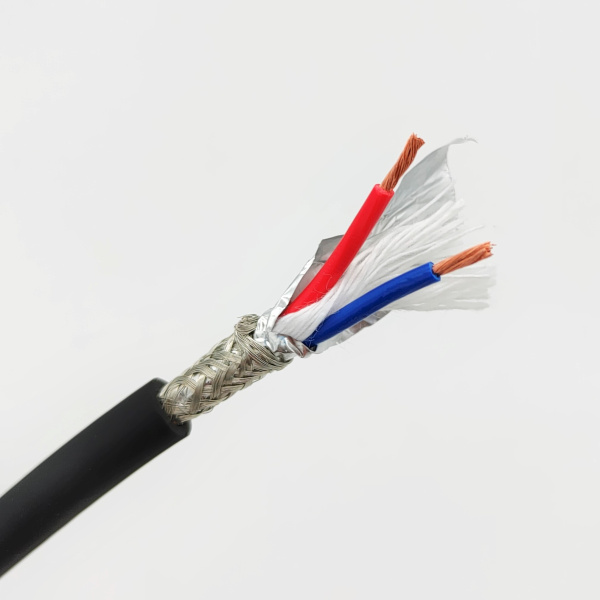 Кабель экранированный TRVVP  2х0.75мм2, метражом, гибкий для ЧПУ