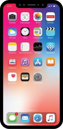 Блокнот А6 48л. "iТелефон" Hatber (48Б6B5к_13996 038692)