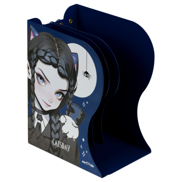 Подставка для книг MESHU "Catsday", 3 отделения, раздвижная (MS_59312)