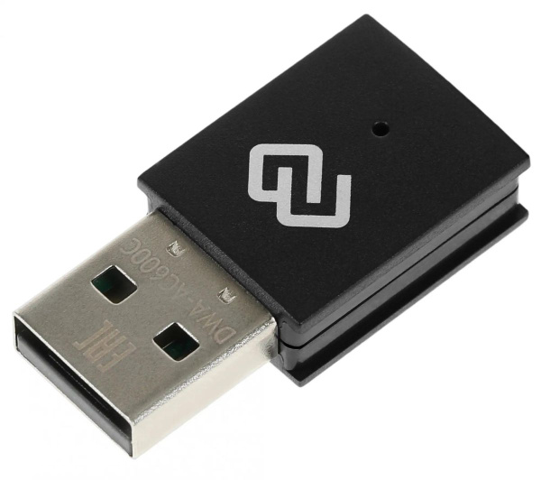 Адаптер WI-FI USB Digma DWA-AC600C AC600 150+433_Mbps802.11n/ac 2.4/5 ГГц