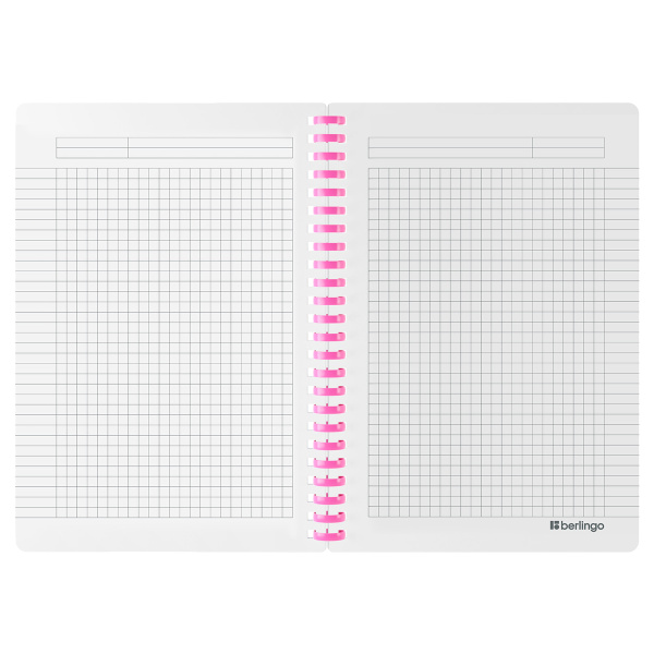 Бизнес-тетрадь Berlingo A5, 80л. "Flower Art" клетка, пласт. обложка RNt_A5S20