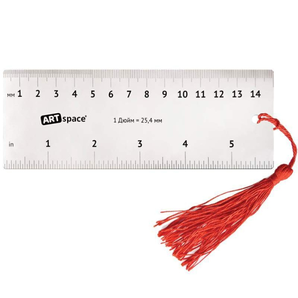 Закладка для книг 3D с линейкой, 150*55мм, ArtSpace "Monsters", 3D_45142