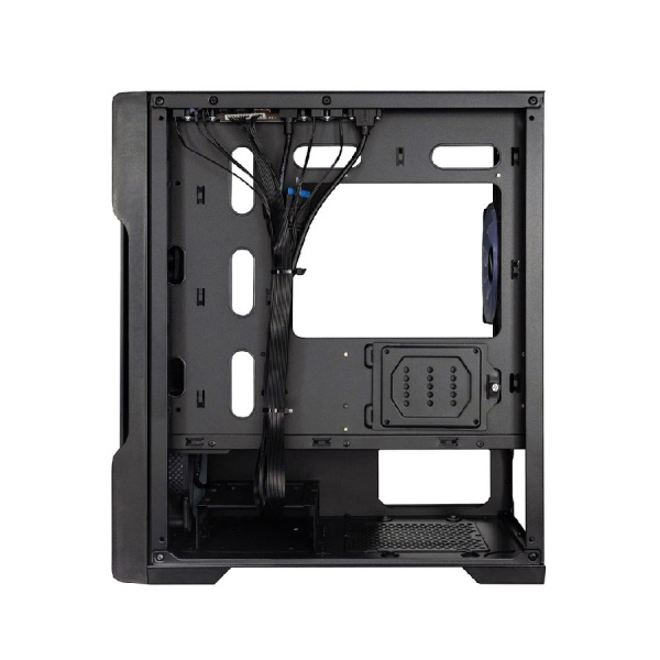 Корпус mATX Б_БП 1STPLAYER TRILOBITE T3-G ARGB Black (USB3.0,Audio,TG,черный,4х120мм ARGB)[T3-G-BK-4F7]