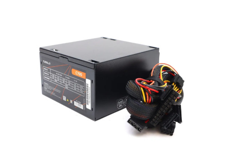 Блок питания 700Вт TESLA C700 (120мм,2PCI-E,4SATA,кабель 220V в комплекте)[TS-C700]