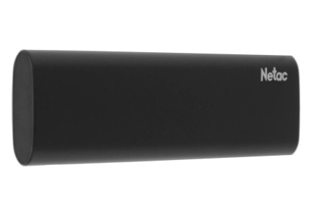 Внешний SSD диск USB3.2 Type-C 2Tb Netac Z SLIM (NT01ZSLIM-002T-32BK) черный,алюминий