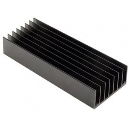 Радиатор 100*43*20мм, алюминий, HS 117-100