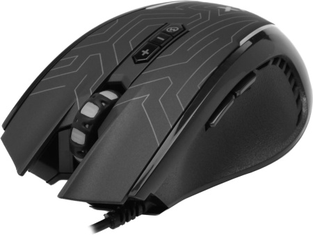 Игровая мышь USB A4Tech X87 Maze оптическая, 8кн, 2400dpi, Black