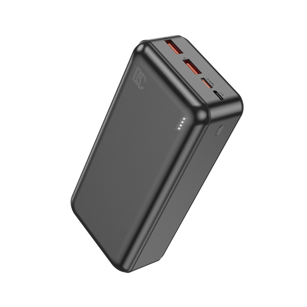 Аккумулятор внешний (Power Bank) BC 30PB101 30000mAh (5V 3A 2*USB QC PD) черный