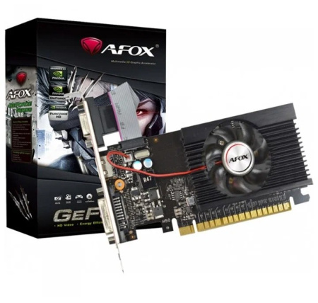 Видеокарта GeForce GT710 Afox 2Гб DDR3,64bit,DVI,HDMI,SVGA (AF710-2048D3L5) ret