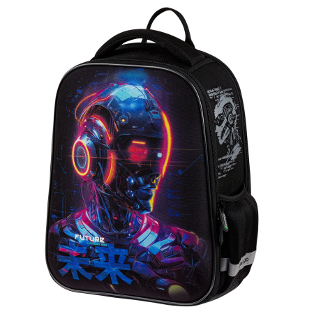 Ранец Berlingo Expert Mini "Cyberpunk" 36*27*14см, 2 отделения, 2 кармана RU-EXM-1107