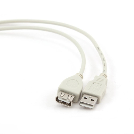 Кабель удлинительный USB2.0 Am-Af  0.75м Cablexpert (CC-USB2-AMAF-75CM), черный