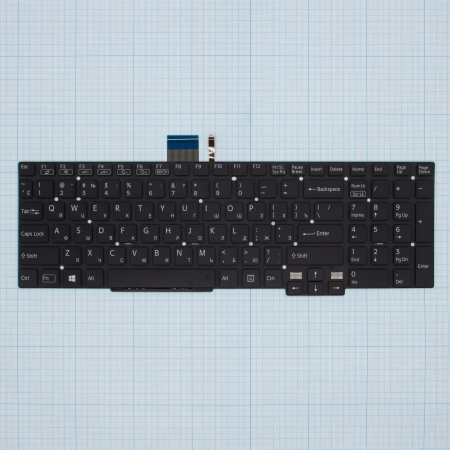Клавиатура Sony Vaio SVT15 чёрный с подстветкой