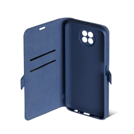 Чехол-книжка для Xiaomi Redmi Note 9T DF xiFlip-66 (blue)
