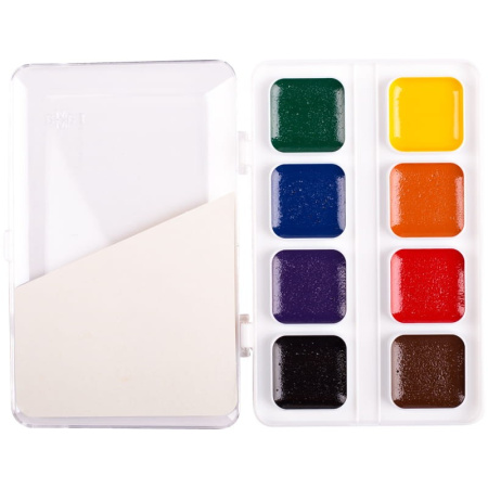 Акварель 08цв. ГАММА "Малыш" без кисти (212067)