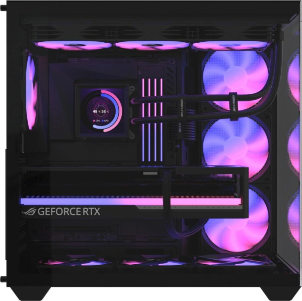 Корпус Formula Crystal Z2 v2 черный без БП ATX 10x120mm 3x140mm 1xUSB2.0 1xUSB3.0 audio bott PSU
