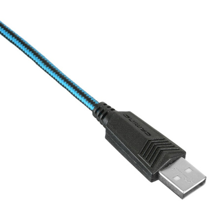 Игровая гарнитура Оклик HS-L930G SNORTER мониторные, 32Ом, 112дБ, кабель 2.2м, Black