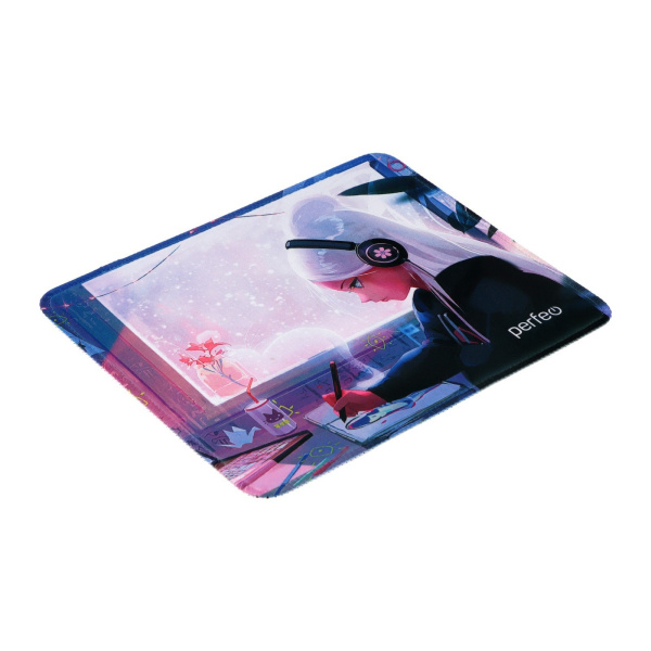 Коврик Perfeo для компьютерной мыши "Anime", Рис.13 (240*200*2 мм), ткань+резиновое основание