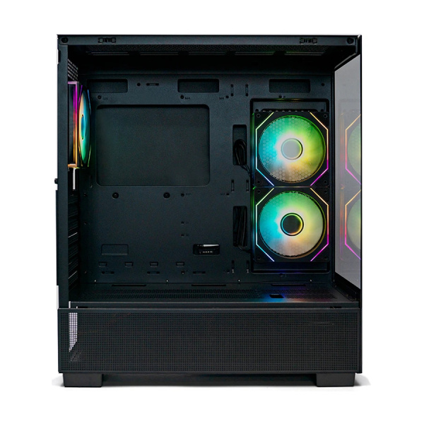 Корпус ATX Б_БП XASTRA Q500 3ARGB-C10 Black (USB3.0,Audio,черный,3х120мм ARGB,ARGB+PWM HUB 10port,CPU Cooler до 160мм, VGA до 405мм,"аквариум")[Q500-3