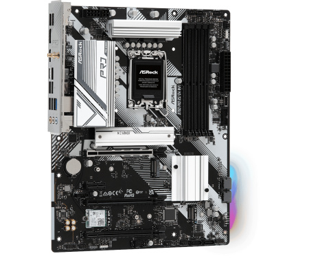Мат.плата S1700 B760 ASRock B760 PRO RS/D4 WIFI (ATX,4xDDR4,3M.2,3PCI-E16,PCI-E,DP,HDMI,PC5333,Wi-Fi)