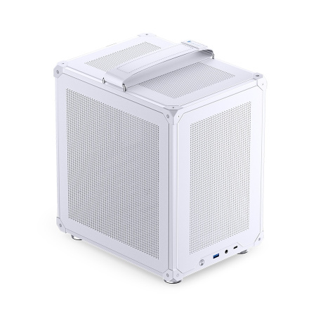 Корпус mITX Б_БП JONSBO C6-ITX White (USB3.0, USB Type-C, Audio,белый)[C6-ITX White]