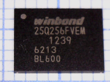 Микросхема памяти W25Q256FVEM WSON-8 (8x6мм)