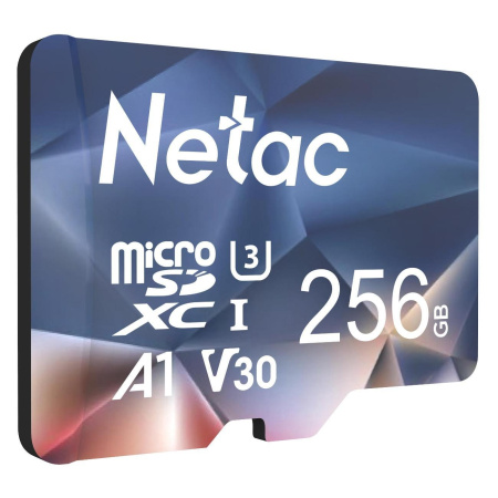 Карта памяти MicroSDXC 256Gb Netac P500 ULTRA Class10, U3, V30 [NT02P500ULT-256G-S] (без адаптера)