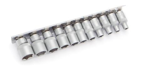 Набор головок шестигранных 1/4", дюймовых 5/32"..1/2", 11шт, Дело техники 600411
