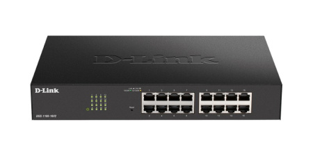 Коммутатор D-Link DGS-1100-16V2 16-ports 10\100\1000_Mbps управляемый