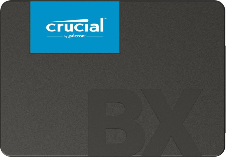 SSD-накопитель 480Гб Crucial BX500 [CT480BX500SSD1](Silicon Motion SM2258,TLC 3D NAND,540/500 Мб/с)