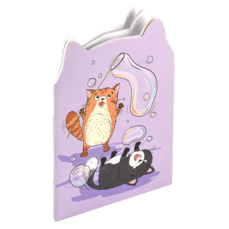 Блокнот Феникс 12*17 см. 32л. "Дружелюбные коты" 63030