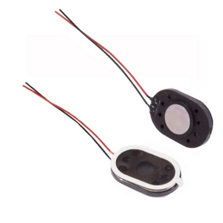 Динамик овальный, 20*30*4.3мм, 8ом, 1вт, с проводами, S1588