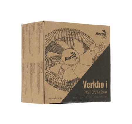 Кулер S115х/1200 Aerocool Verkho i (90W,80mm,1200-2500rpm)